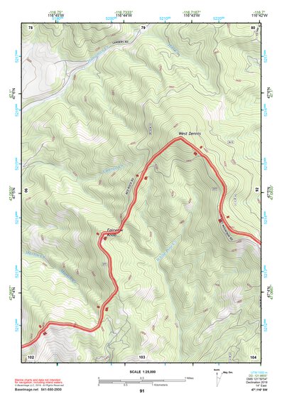 47116SW Page 91 Saint Maries Topo Preview 1