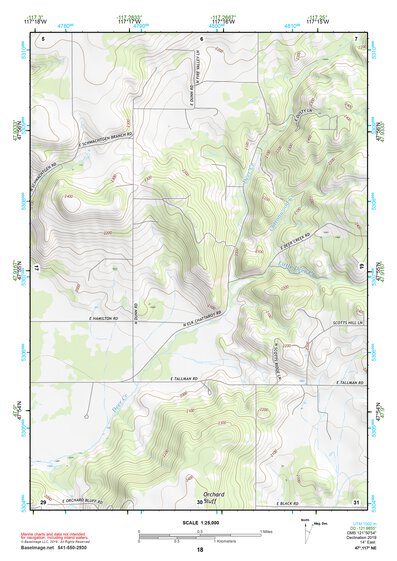 47117NE Page 18 Spokane Topo Preview 1