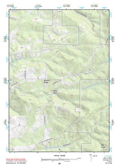 47117NE Page 20 Spokane Topo Preview 1