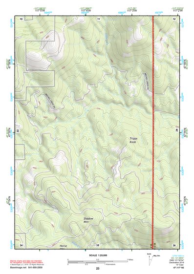 47117NE Page 23 Spokane Topo Preview 1