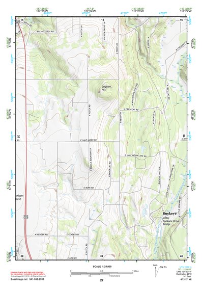 47117NE Page 27 Spokane Topo Preview 1