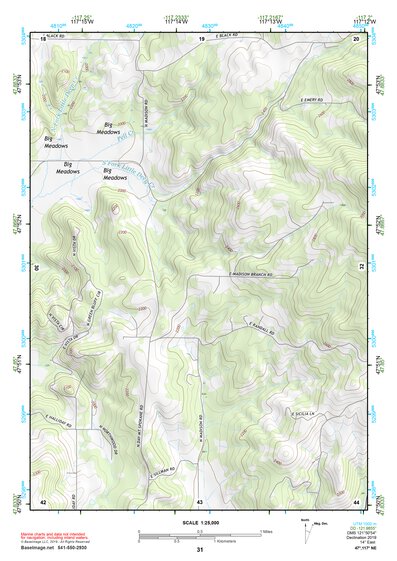 47117NE Page 31 Spokane Topo Preview 1