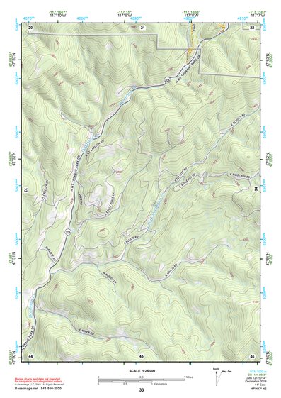 47117NE Page 33 Spokane Topo Preview 1