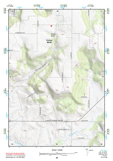 47117NE Page 42 Spokane Topo Preview 1
