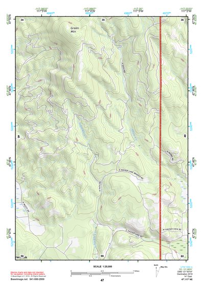 47117NE Page 47 Spokane Topo Preview 1