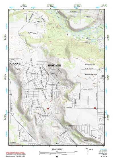 47117NE Page 49 Spokane Topo Preview 1