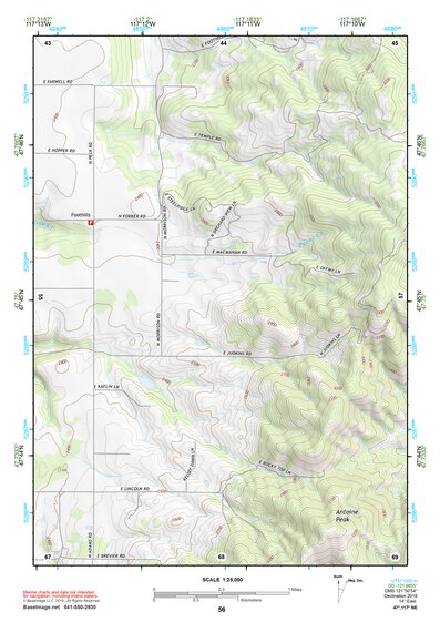 47117NE Page 56 Spokane Topo Preview 1