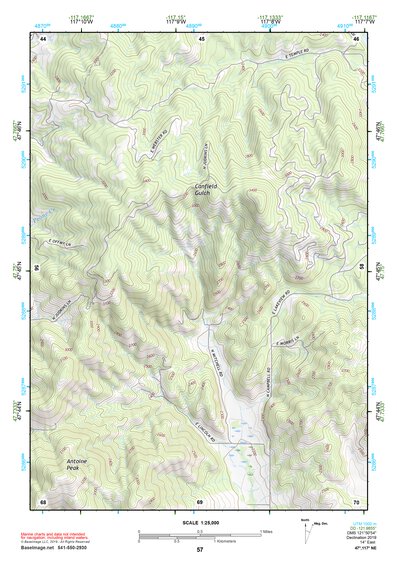 47117NE Page 57 Spokane Topo Preview 1