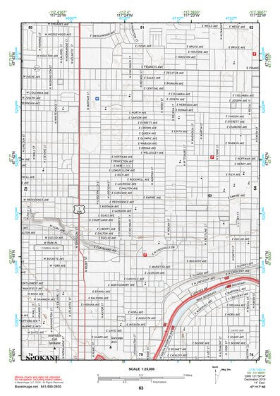 47117NE Page 63 Spokane Topo Preview 1