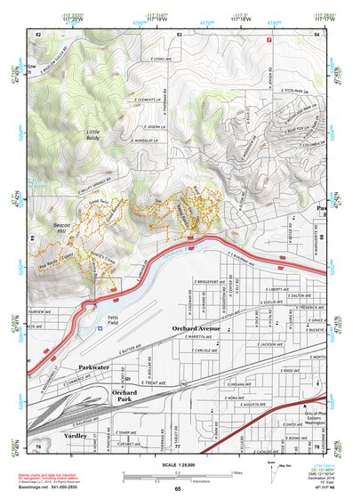 47117NE Page 65 Spokane Topo Preview 1