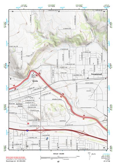 47117NE Page 67 Spokane Topo Preview 1