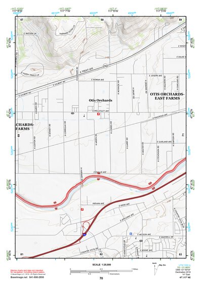 47117NE Page 70 Spokane Topo Preview 1