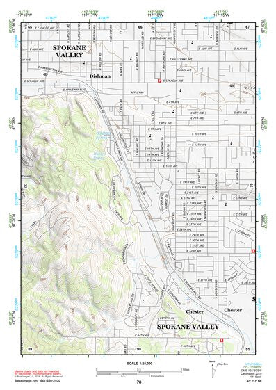 47117NE Page 78 Spokane Topo Preview 1