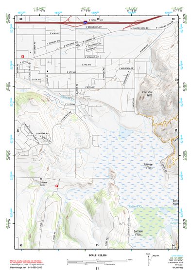 47117NE Page 81 Spokane Topo Preview 1