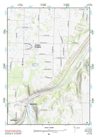 47117NE Page 85 Spokane Topo Preview 1