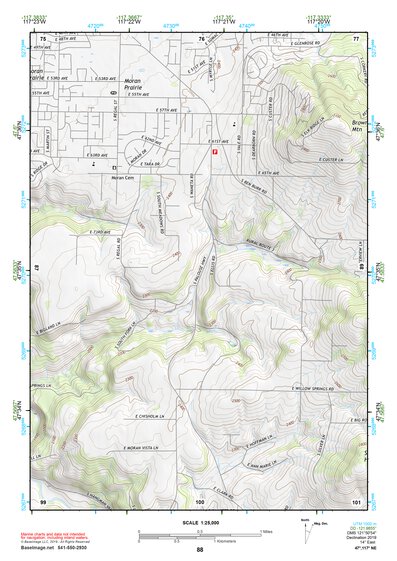 47117NE Page 88 Spokane Topo Preview 1