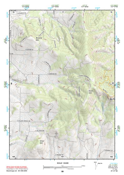 47117NE Page 89 Spokane Topo Preview 1