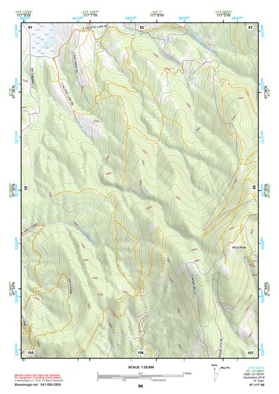 47117NE Page 94 Spokane Topo Preview 1