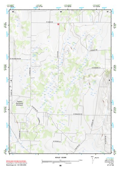 47117NE Page 98 Spokane Topo Preview 1