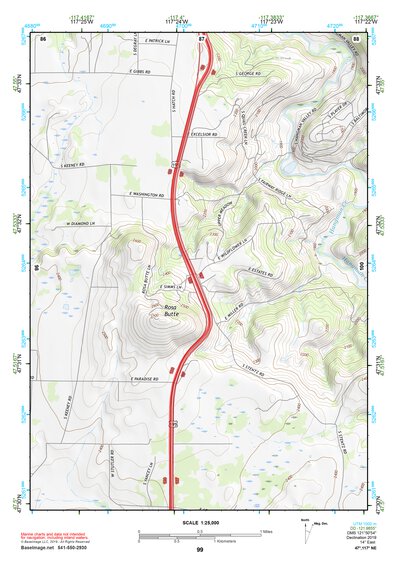 47117NE Page 99 Spokane Topo Preview 1