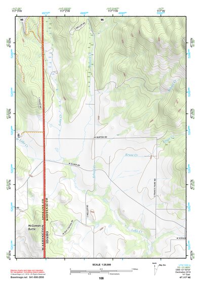 47117NE Page 108 Spokane Topo Preview 1