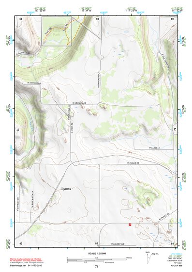 47117NW Page 71 Spokane Topo Preview 1