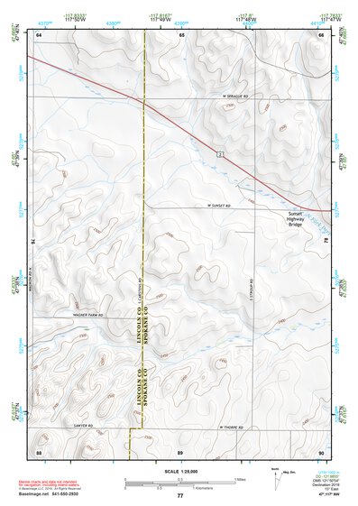 47117NW Page 77 Spokane Topo Preview 1