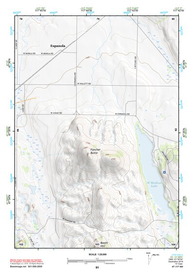 47117NW Page 91 Spokane Topo Preview 1