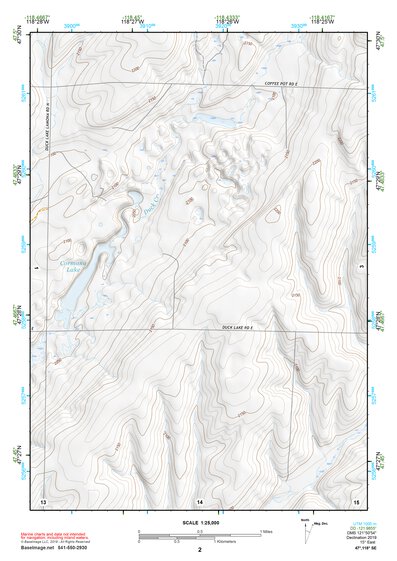 47118SE Page 2 Ritzville Topo Preview 1