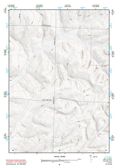 47118SE Page 4 Ritzville Topo Preview 1