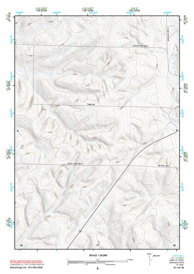47118SE Page 5 Ritzville Topo Preview 1