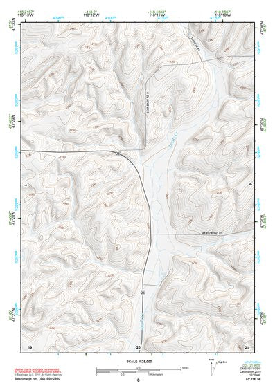 47118SE Page 8 Ritzville Topo Preview 1