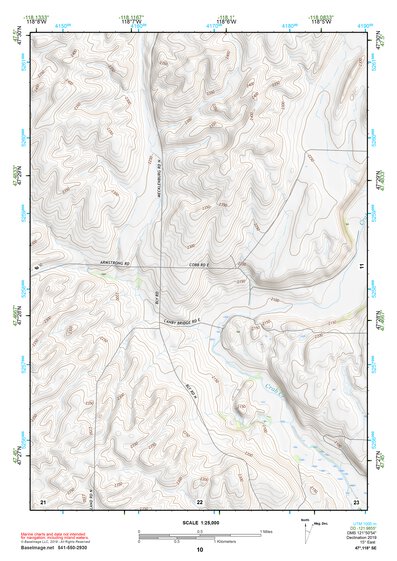 47118SE Page 10 Ritzville Topo Preview 1