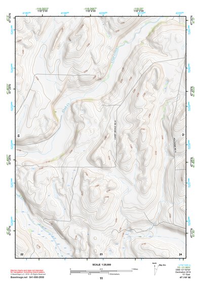 47118SE Page 11 Ritzville Topo Preview 1