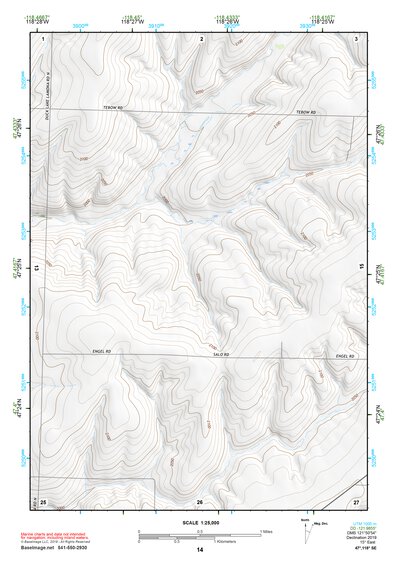 47118SE Page 14 Ritzville Topo Preview 1