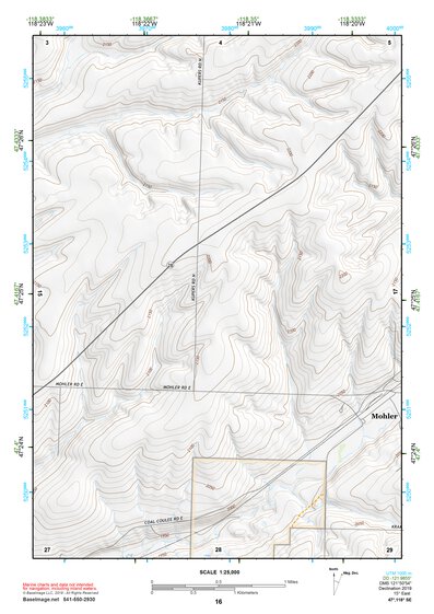 47118SE Page 16 Ritzville Topo Preview 1