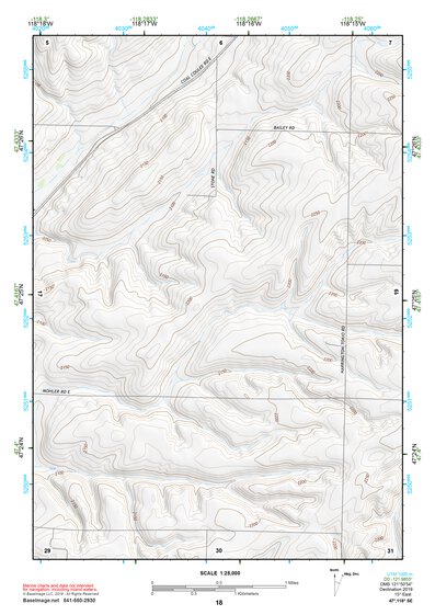 47118SE Page 18 Ritzville Topo Preview 1