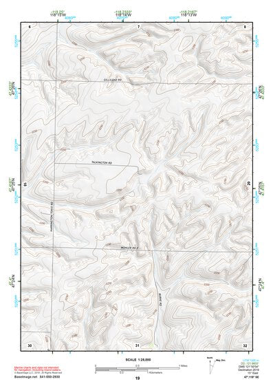 47118SE Page 19 Ritzville Topo Preview 1