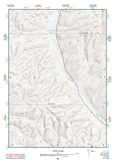 47118SE Page 20 Ritzville Topo Preview 1