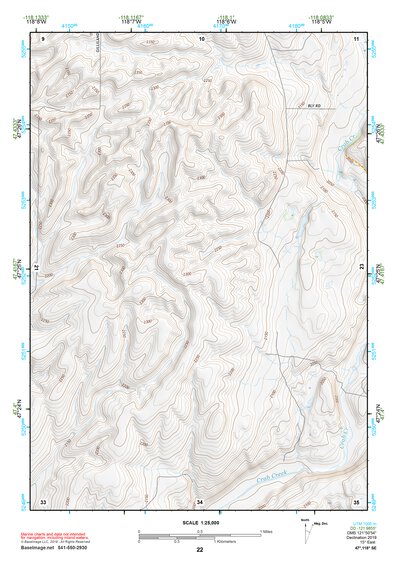 47118SE Page 22 Ritzville Topo Preview 1