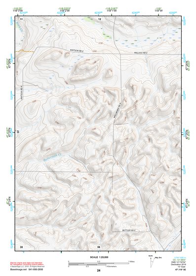 47118SE Page 24 Ritzville Topo Preview 1
