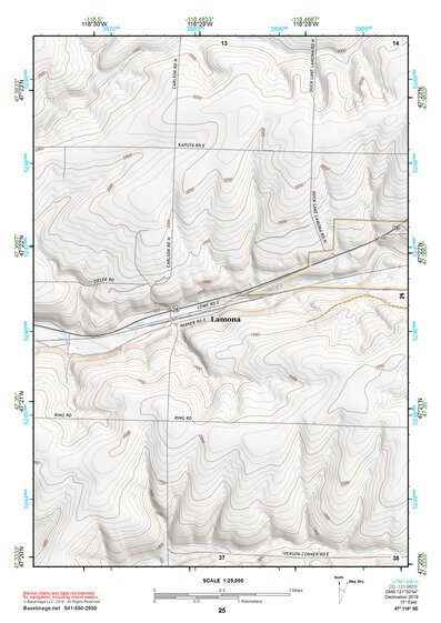 47118SE Page 25 Ritzville Topo Preview 1