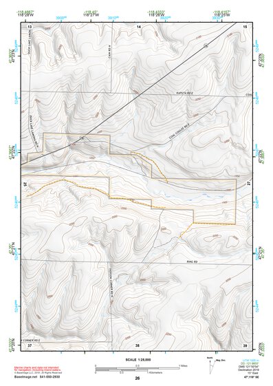 47118SE Page 26 Ritzville Topo Preview 1