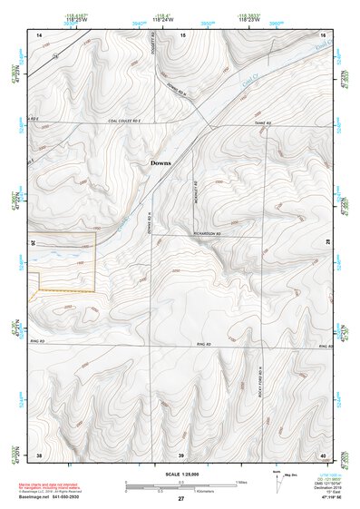 47118SE Page 27 Ritzville Topo Preview 1