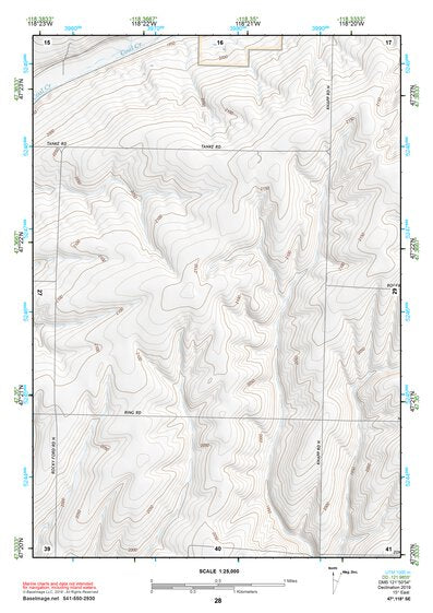 47118SE Page 28 Ritzville Topo Preview 1