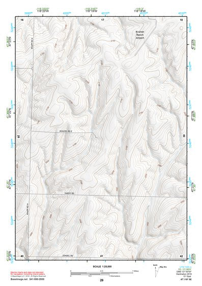 47118SE Page 29 Ritzville Topo Preview 1