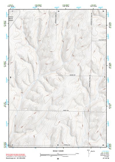 47118SE Page 30 Ritzville Topo Preview 1