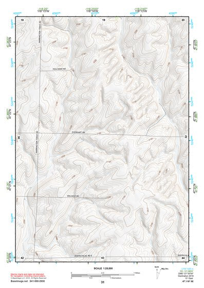 47118SE Page 31 Ritzville Topo Preview 1