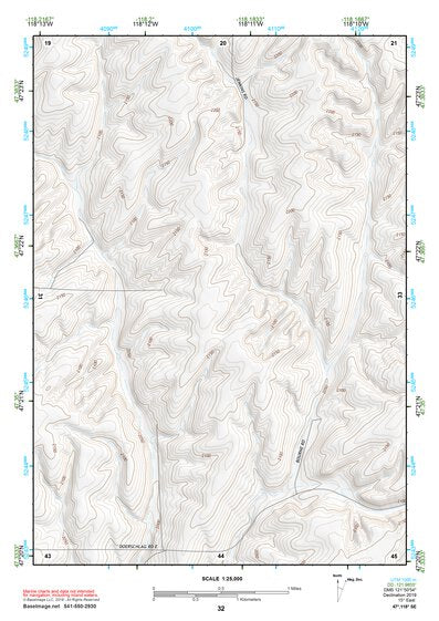 47118SE Page 32 Ritzville Topo Preview 1