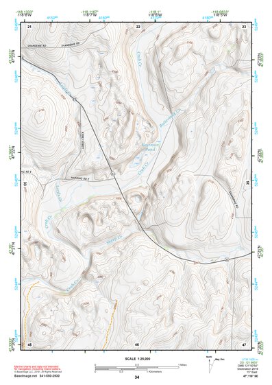 47118SE Page 34 Ritzville Topo Preview 1